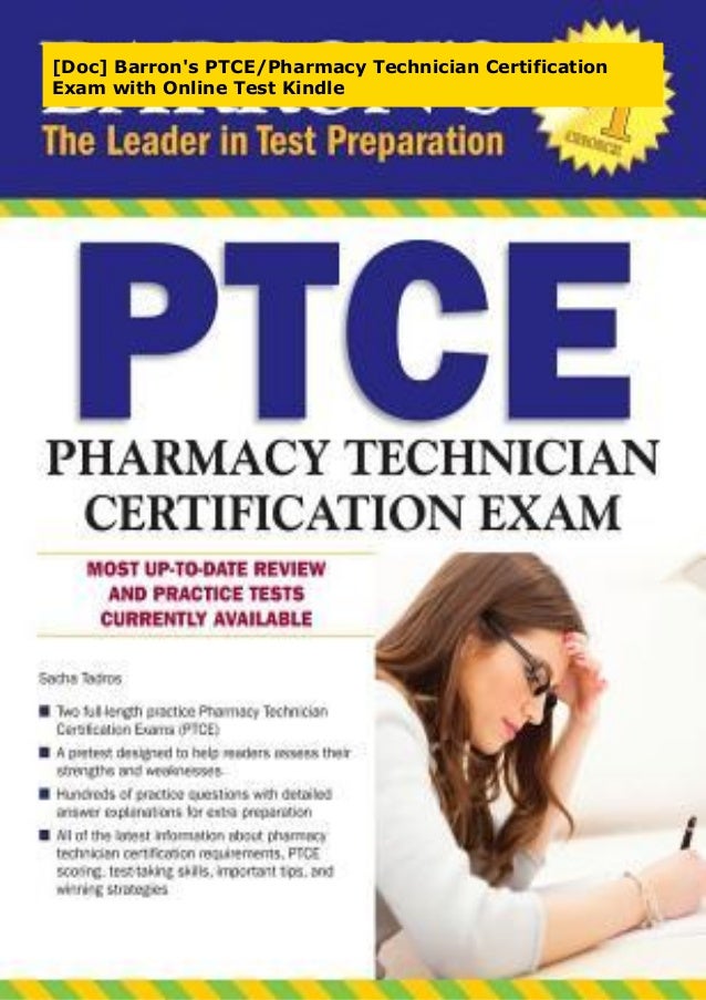 Doc Barron's PTCE/Pharmacy Technician Certification Exam ...