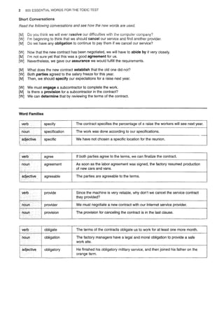 Barrons 600 essential words for the toeic