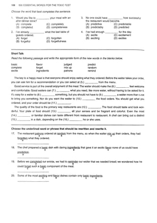 Barrons 600 essential words for the toeic