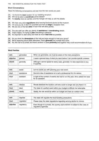 Barrons 600 essential words for the toeic