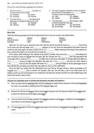 Barrons 600 essential words for the toeic