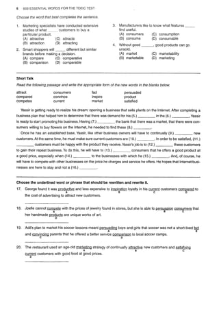 Barrons 600 essential words for the toeic
