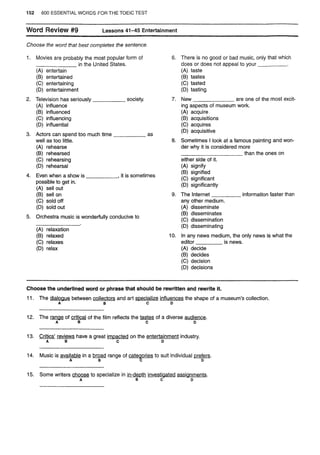 Barrons 600 essential words for the toeic