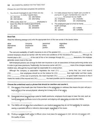 Barrons 600 essential words for the toeic