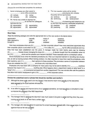 Barrons 600 essential words for the toeic