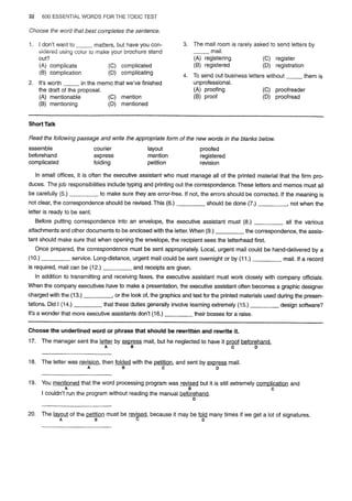 Barrons 600 essential words for the toeic