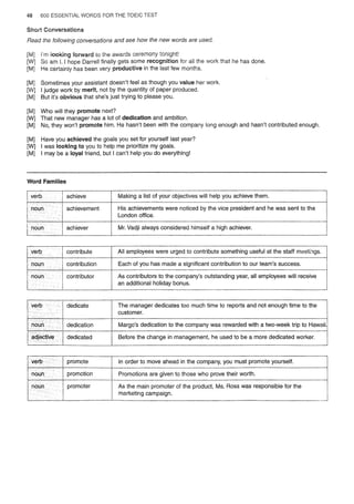 Barrons 600 essential words for the toeic