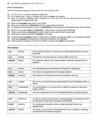 Barrons 600 essential words for the toeic