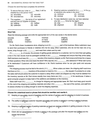 Barrons 600 essential words for the toeic
