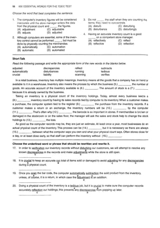 Barrons 600 essential words for the toeic