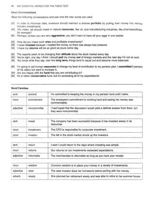 Barrons 600 essential words for the toeic