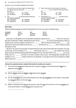 Barrons 600 essential words for the toeic