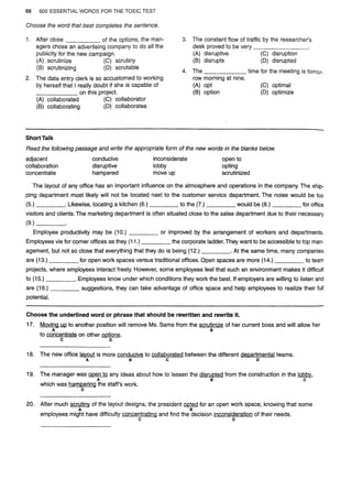 Barrons 600 essential words for the toeic