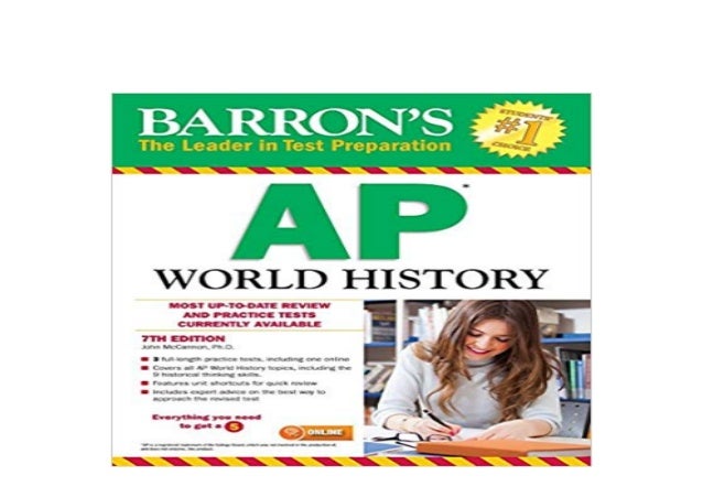 paperback_ library Barrons AP World History 7th Edition 7th Edition