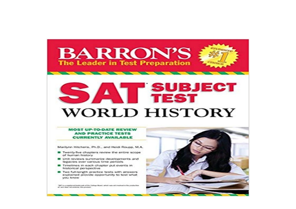 [EPUB_DOWNLOAD] LIBRARY Barrons SAT Subject Test World History �Ful…