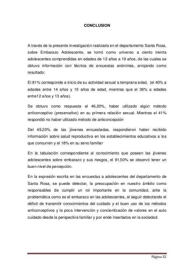 Tesis Embarazo Adolescente