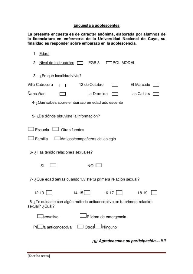 Tesis Embarazo Adolescente