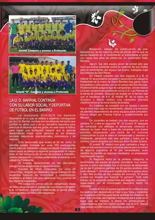 Programa de las Fiestas de Barrial 2015