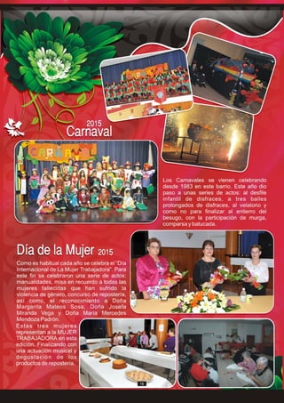 Programa de las Fiestas de Barrial 2015