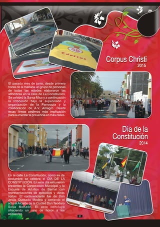 Programa de las Fiestas de Barrial 2015