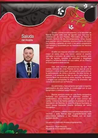 Programa de las Fiestas de Barrial 2015