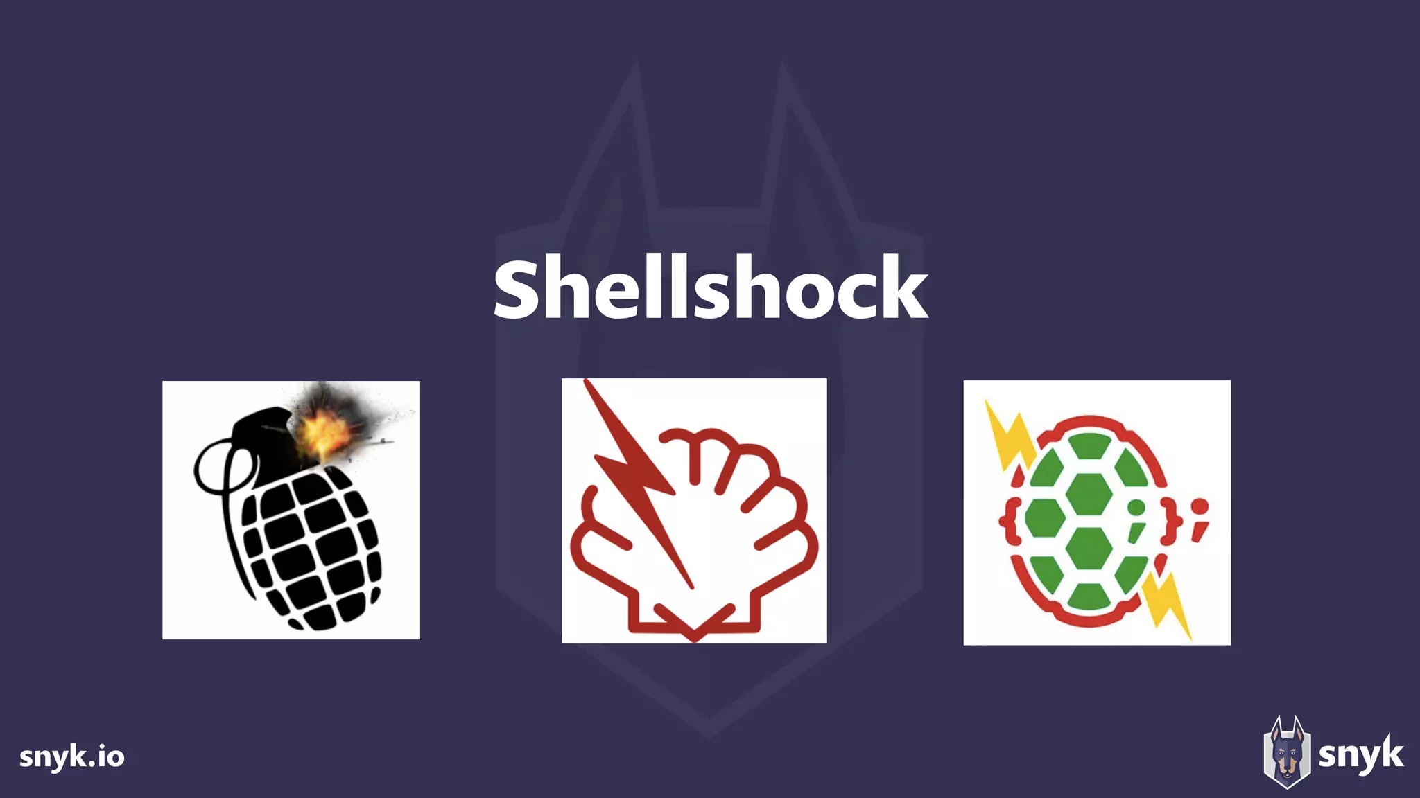 snyk.io
Shellshock
 