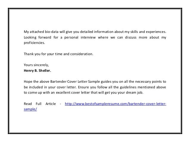 cover letter sample pdf