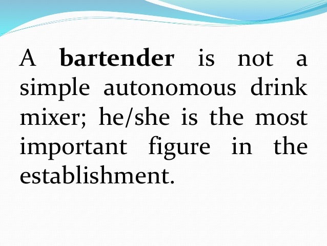 grossest bartender duties grossest bartender duties