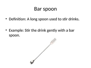 Stir Definiton Bartender_Tools_Vocabulary_USAWORDS.pptx