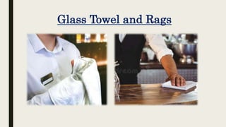 Glass Towel and Rags
 