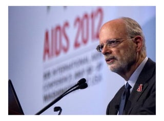 Bart haynes gives speech on aids awareness