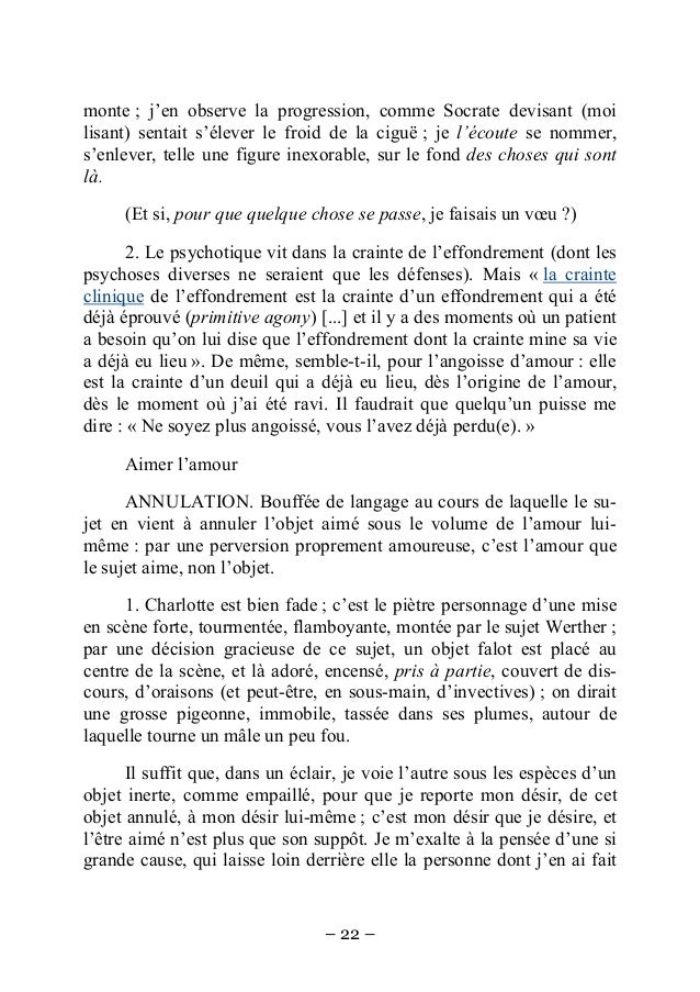 Barthes Fragments D Un Discours Amoureux Barthes Fragments D Un Discours Amoureux
