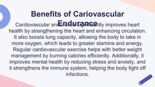 Cardiovascular Endurance and Its Benefits | PDF