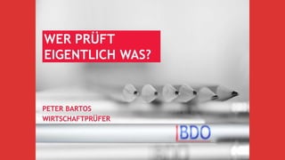 Mag. Peter Bartos (BDO Austria GmbH)