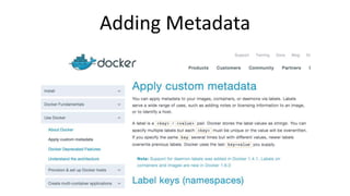 Adding Metadata
 