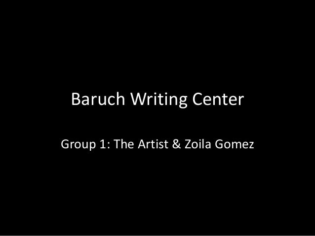 Writing center writing baruch