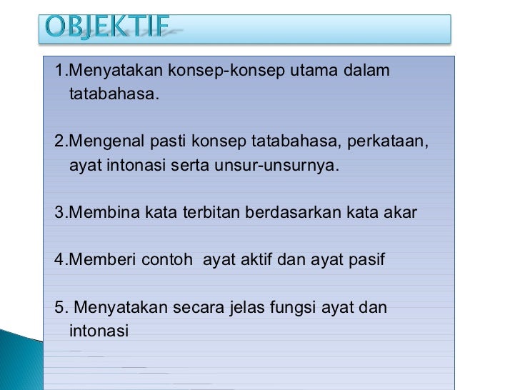 PENGENALAN TATABAHASA