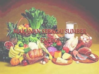 Sumber Energi Alternatif & Makanan Sebagai Sumber Energi
