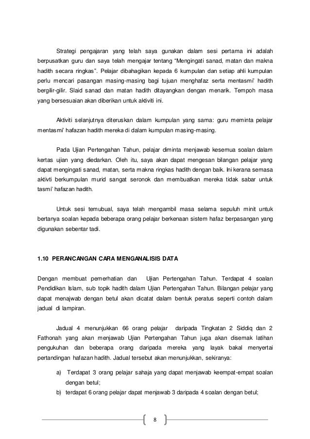 Contoh Soalan Kajian Tindakan Dalam Pendidikan - Terengganu n
