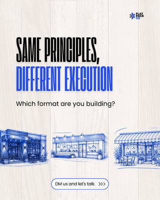 DM us and let's talk.
SAMEPRINCIPLES,
DIFFERENTEXECUTION
SAMEPRINCIPLES,
DIFFERENTEXECUTION
Which format are you building?
 