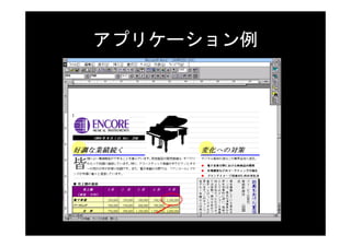 アプリケーション例
 