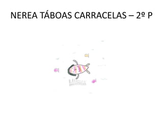 NEREA TÁBOAS CARRACELAS – 2º P
 