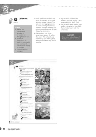 30 | CNA ESSENTIALS 2
UNIT
GOALS
Answers
 