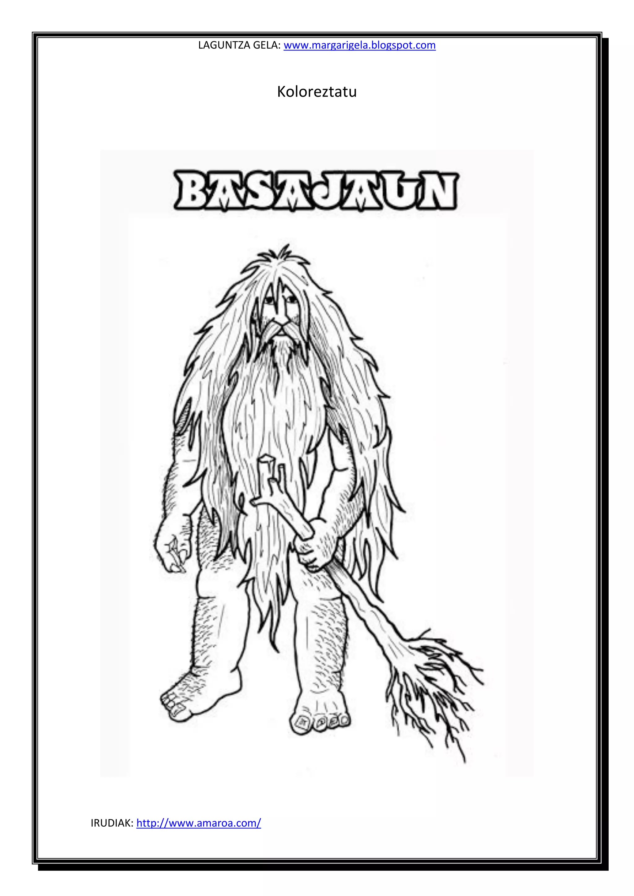 Basajaun eta lamia | PDF