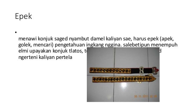 Basa Jawa Baju Adat Jawa Tengah