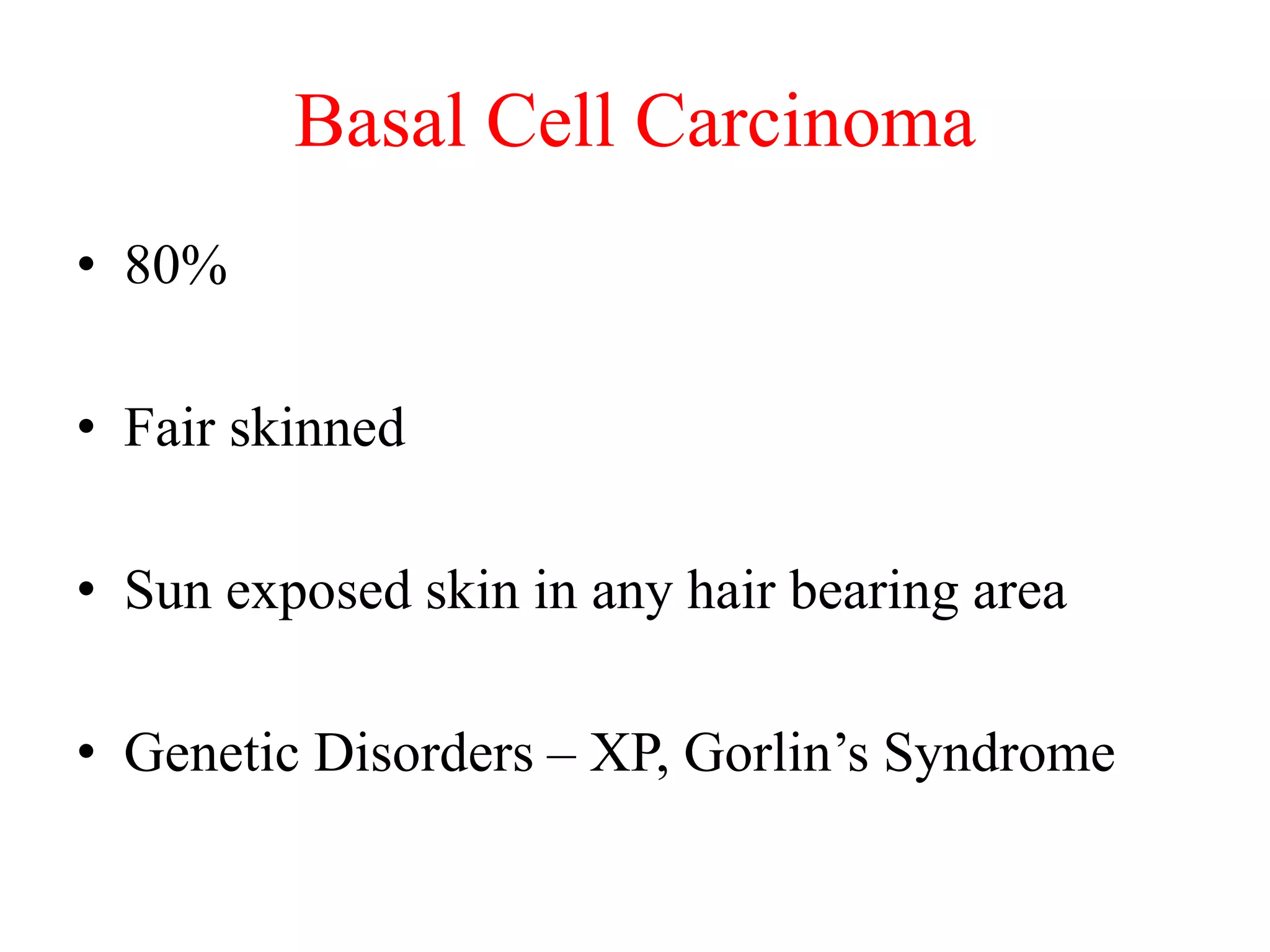 Basal cell carcinoma PPT
