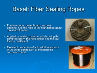 Basalt Ropes Basalt | PPT