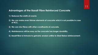 Fibres In Rcc basalt fiber reinforced concrete ppt.pptx