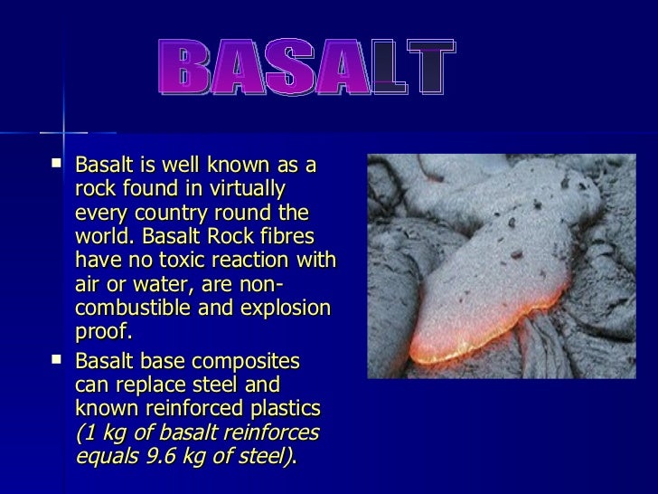 Basalt rock fibre