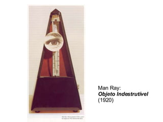 Man Ray: Objeto Indestrutível (1920) 